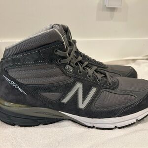 New Balance Men's Dark Gray Athletic High Top Shoes Size 14